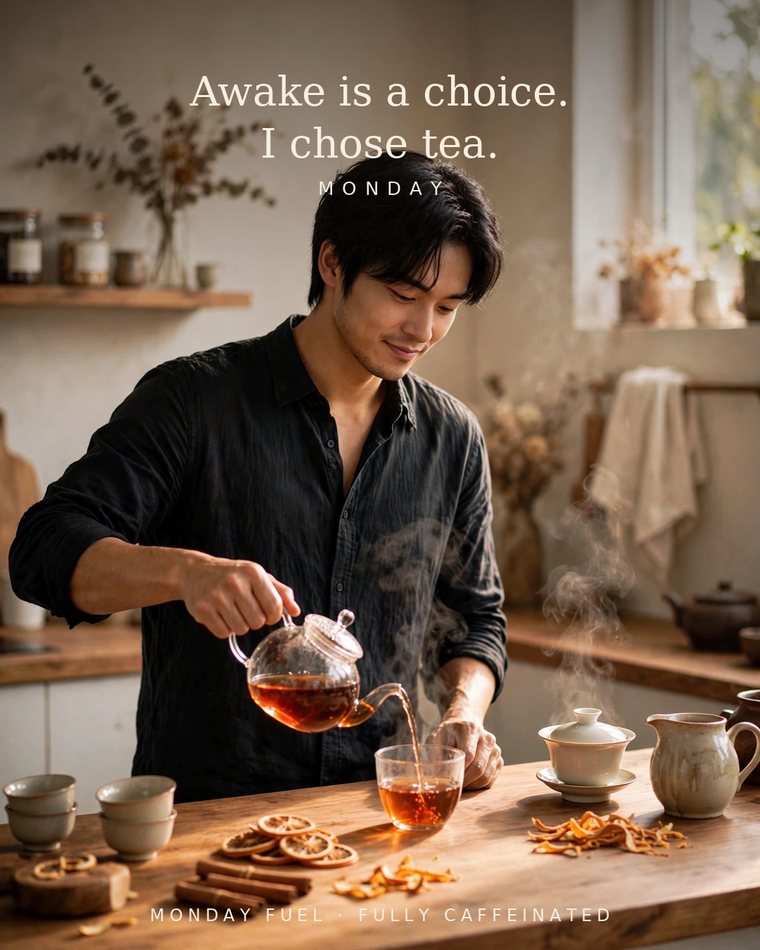Monday Fuel — Orange-Cinnamon Ancient Tree Red Tea