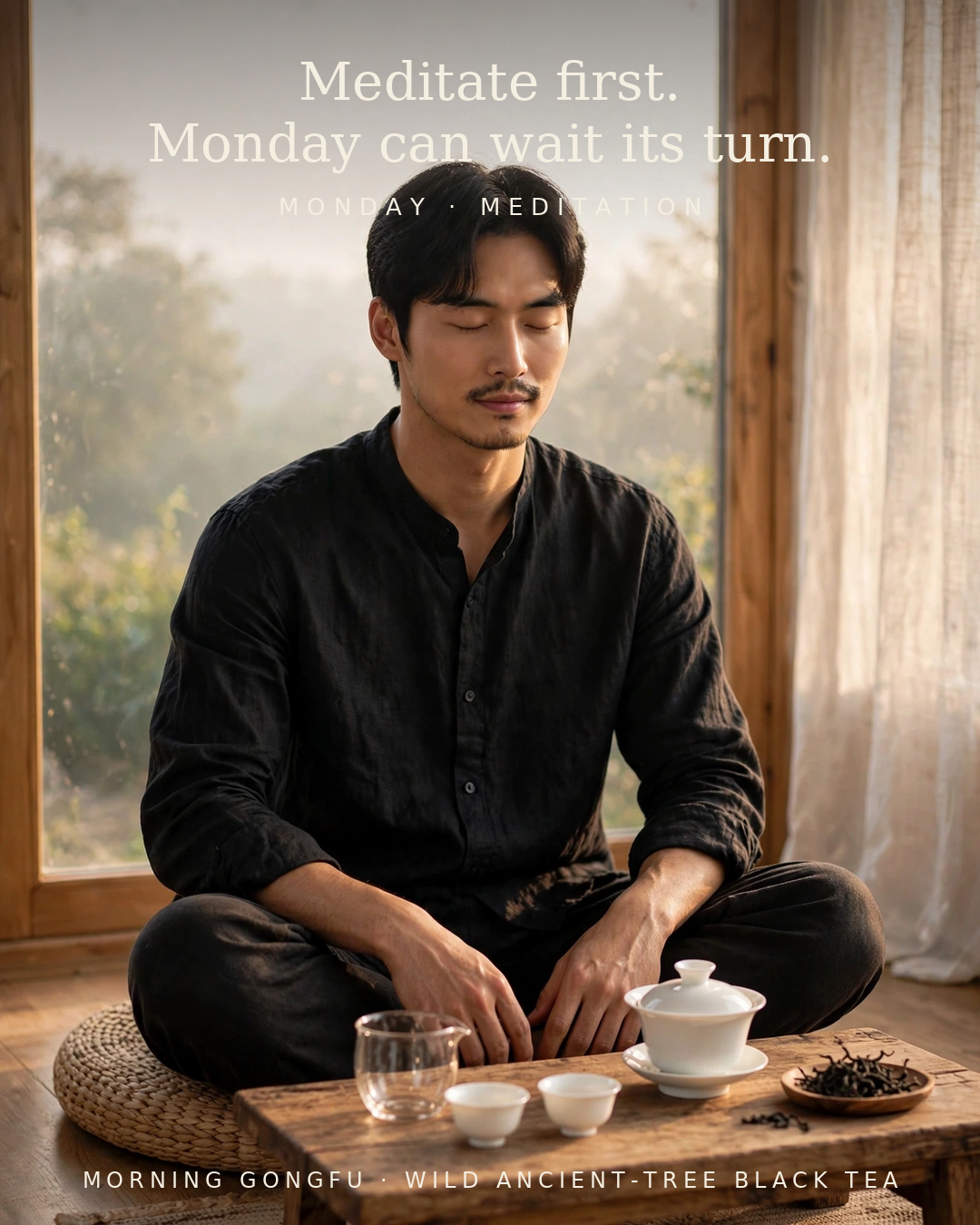 Monday Meditation: Morning Gongfu with Wild Ancient-Tree Black Tea