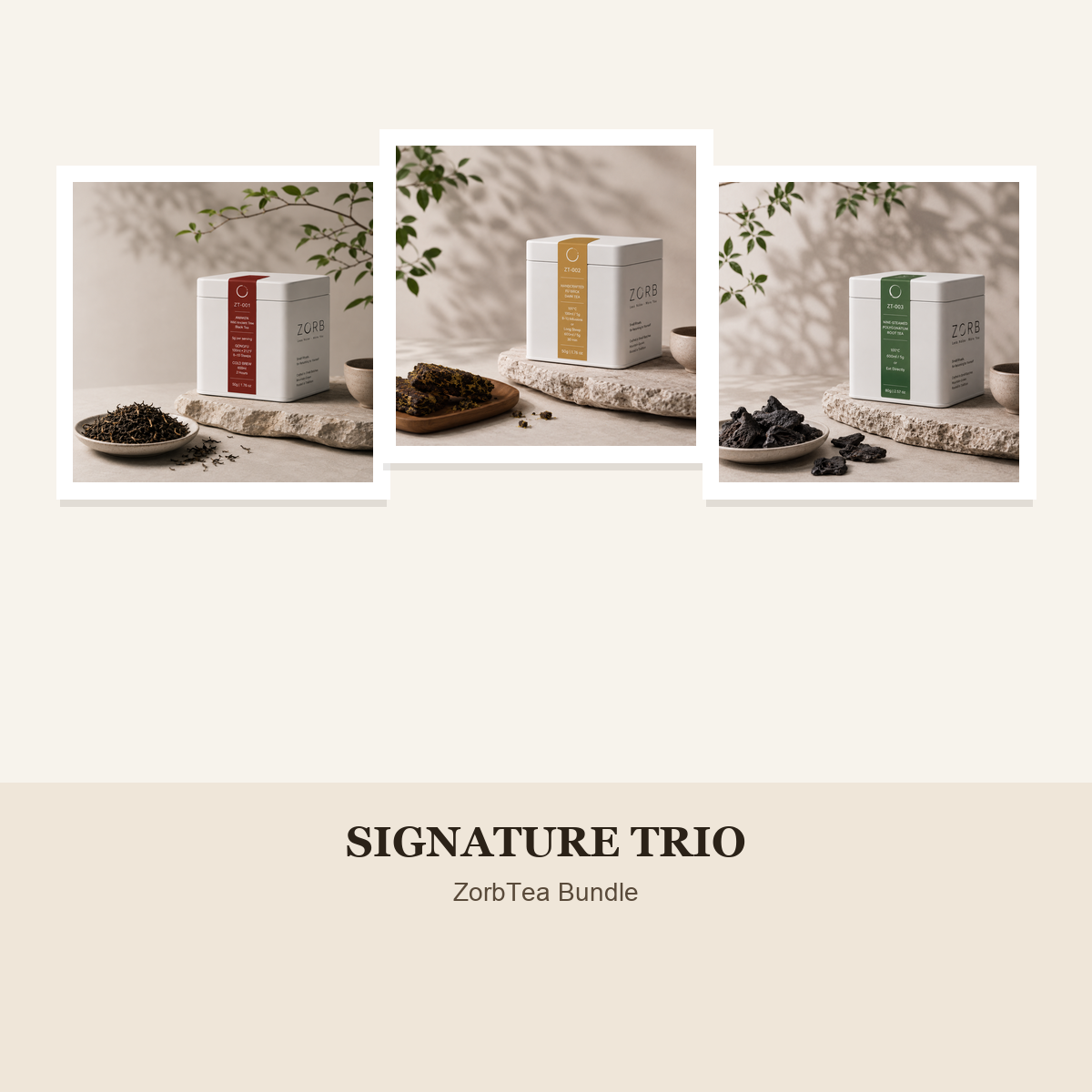 ZorbTea Signature Trio — AWAKEN + GROUNDED + RESTORE